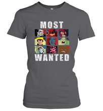 Load image into Gallery viewer, Marvel X Men Most Wanted Villains Retro Women's T-Shirt
