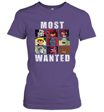 Load image into Gallery viewer, Marvel X Men Most Wanted Villains Retro Women's T-Shirt
