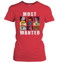 Load image into Gallery viewer, Marvel X Men Most Wanted Villains Retro Women's T-Shirt
