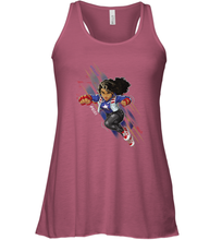 Load image into Gallery viewer, Marvel Rising Secret Warriors Miss America Action Pose Women's Racerback Tank
