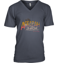 Load image into Gallery viewer, Disney Aladdin Agrabah Flying Over The City Of Mystery Men's V-Neck
