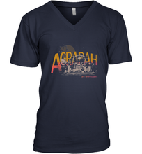 Load image into Gallery viewer, Disney Aladdin Agrabah Flying Over The City Of Mystery Men's V-Neck
