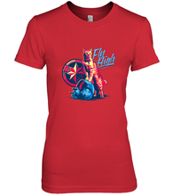 Load image into Gallery viewer, Marvel Captain Marvel Fly High Goose Cat Women's Premium T-Shirt
