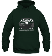 Load image into Gallery viewer, Marvel The Punisher Battle Van Since 1975 Hooded Sweatshirt
