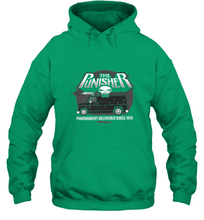 Load image into Gallery viewer, Marvel The Punisher Battle Van Since 1975 Hooded Sweatshirt
