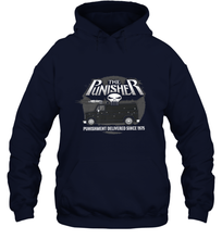 Load image into Gallery viewer, Marvel The Punisher Battle Van Since 1975 Hooded Sweatshirt
