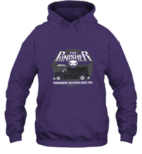 Load image into Gallery viewer, Marvel The Punisher Battle Van Since 1975 Hooded Sweatshirt
