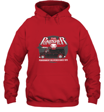 Load image into Gallery viewer, Marvel The Punisher Battle Van Since 1975 Hooded Sweatshirt
