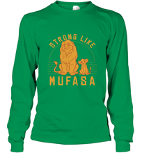 Load image into Gallery viewer, Disney Lion King Simba Strong Like Mufasa Long Sleeve T-Shirt

