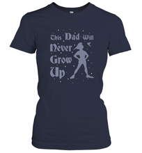 Load image into Gallery viewer, Disney Peter Pan This Dad Will Never Grow Up Women's T-Shirt
