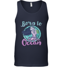 Load image into Gallery viewer, Disney Moana Born To Be In The Ocean Painted Men's Tank Top
