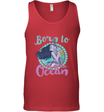 Load image into Gallery viewer, Disney Moana Born To Be In The Ocean Painted Men's Tank Top

