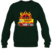 Load image into Gallery viewer, Marvel Deadpool Chimichangas Food Truck Crewneck Sweatshirt
