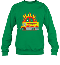 Load image into Gallery viewer, Marvel Deadpool Chimichangas Food Truck Crewneck Sweatshirt
