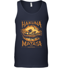Load image into Gallery viewer, Disney The Lion King Live Action Hakuna Matata Sunset Poster Men's Tank Top
