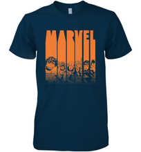 Load image into Gallery viewer, Marvel Avengers Halloween Logo Character Stencil Men's Premium T-Shirt
