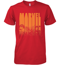 Load image into Gallery viewer, Marvel Avengers Halloween Logo Character Stencil Men's Premium T-Shirt
