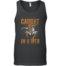 Load image into Gallery viewer, Marvel Spider Man Caught In A Web Halloween Men's Tank Top
