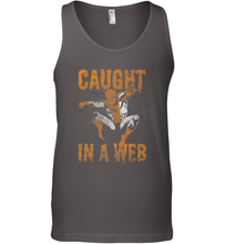 Load image into Gallery viewer, Marvel Spider Man Caught In A Web Halloween Men's Tank Top
