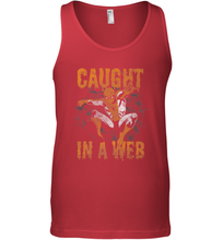 Load image into Gallery viewer, Marvel Spider Man Caught In A Web Halloween Men's Tank Top
