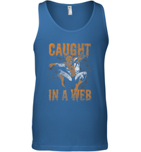 Load image into Gallery viewer, Marvel Spider Man Caught In A Web Halloween Men's Tank Top
