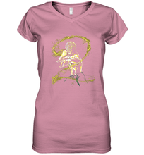 Load image into Gallery viewer, Marvel The Defenders Iron Fist Punch Women's V-Neck T-Shirt

