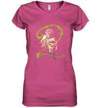 Load image into Gallery viewer, Marvel The Defenders Iron Fist Punch Women's V-Neck T-Shirt
