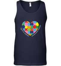 Load image into Gallery viewer, April is autism awareness month T shirt Men's Tank Top
