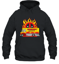 Load image into Gallery viewer, Marvel Deadpool Chimichangas Food Truck Hooded Sweatshirt
