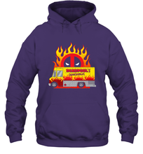 Load image into Gallery viewer, Marvel Deadpool Chimichangas Food Truck Hooded Sweatshirt

