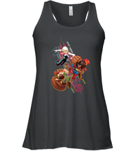 Load image into Gallery viewer, Marvel Rising Secret Warriors Group Shot Action Pose Women's Racerback Tank
