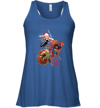 Load image into Gallery viewer, Marvel Rising Secret Warriors Group Shot Action Pose Women's Racerback Tank
