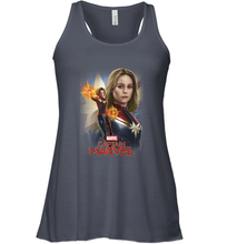 Load image into Gallery viewer, Marvel Captain Marvel Powers Portrait Women's Racerback Tank
