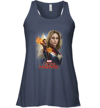Load image into Gallery viewer, Marvel Captain Marvel Powers Portrait Women's Racerback Tank
