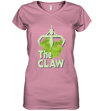 Load image into Gallery viewer, Disney Pixar Toy Story Alien Color Fill Claw Women's V-Neck T-Shirt
