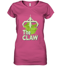 Load image into Gallery viewer, Disney Pixar Toy Story Alien Color Fill Claw Women's V-Neck T-Shirt
