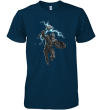 Load image into Gallery viewer, Marvel Avengers Endgame Captain America Assemble Lightning Men's Premium T-Shirt
