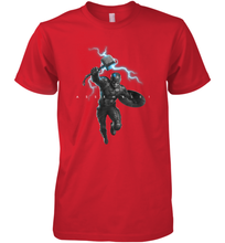 Load image into Gallery viewer, Marvel Avengers Endgame Captain America Assemble Lightning Men's Premium T-Shirt
