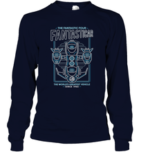 Load image into Gallery viewer, Marvel Fantastic Four Fantasticar Neon Lights Long Sleeve T-Shirt
