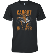 Load image into Gallery viewer, Marvel Spider Man Caught In A Web Halloween Men's Premium T-Shirt
