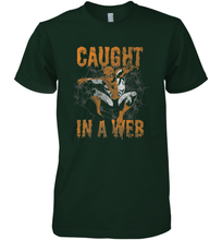 Load image into Gallery viewer, Marvel Spider Man Caught In A Web Halloween Men's Premium T-Shirt
