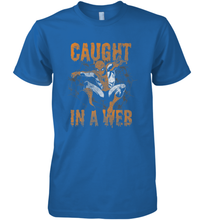 Load image into Gallery viewer, Marvel Spider Man Caught In A Web Halloween Men's Premium T-Shirt
