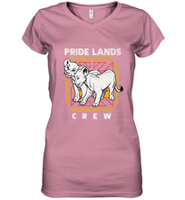 Load image into Gallery viewer, Disney The Lion King Live Action Simba Nala Pride Lands Crew Women's V-Neck T-Shirt
