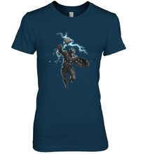 Load image into Gallery viewer, Marvel Avengers Endgame Captain America Assemble Lightning Women's Premium T-Shirt
