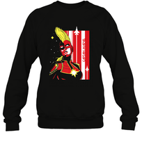 Load image into Gallery viewer, Marvel Captain Marvel Carol Danvers Crewneck Sweatshirt

