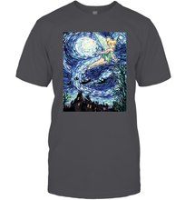 Load image into Gallery viewer, Disney Peter Pan Tinker Bell Starry Night Portrait Men's T-Shirt
