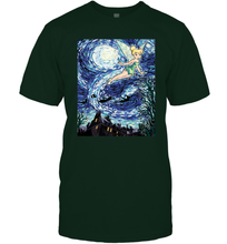 Load image into Gallery viewer, Disney Peter Pan Tinker Bell Starry Night Portrait Men's T-Shirt
