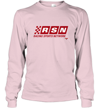 Load image into Gallery viewer, Disney Pixar Cars Racing Sports Network Logo Long Sleeve T-Shirt
