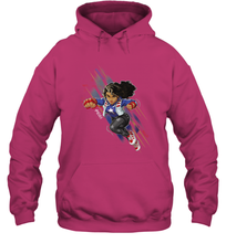 Load image into Gallery viewer, Marvel Rising Secret Warriors Miss America Action Pose Hooded Sweatshirt
