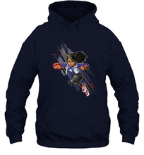 Load image into Gallery viewer, Marvel Rising Secret Warriors Miss America Action Pose Hooded Sweatshirt

